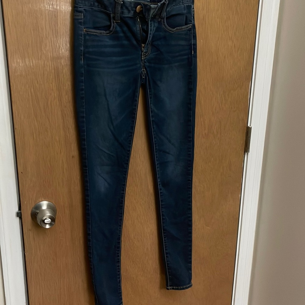 American Eagle women AEO sateen jegging